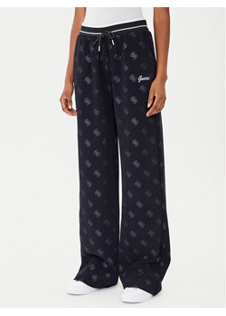 Guess Spodnie dresowe V5BB00 K1902 Czarny Wide Leg ze sklepu MODIVO w kategorii Spodnie damskie - zdjęcie 185737706