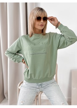 bluza margot miętowa one size ze sklepu UBRA w kategorii Bluzy damskie - zdjęcie 185739749