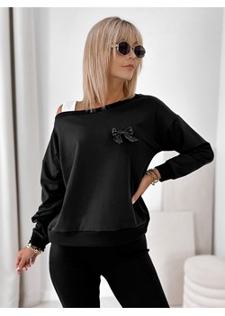 bluza bronte czarna one size ze sklepu UBRA w kategorii Bluzy damskie - zdjęcie 185739787