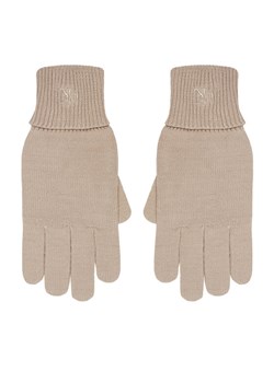 Rękawiczki Damskie Calvin Klein LV14F8021G Beżowy ze sklepu eobuwie.pl w kategorii Rękawiczki damskie - zdjęcie 185741215