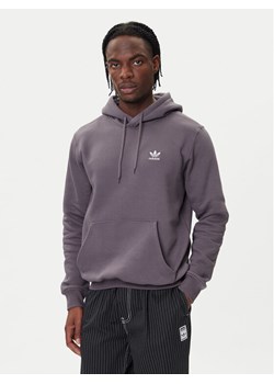 adidas Bluza Trefoil Essentials JW1063 Szary Regular Fit ze sklepu MODIVO w kategorii Bluzy męskie - zdjęcie 185741415