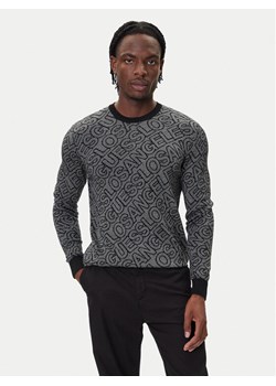 Guess Sweter M5BR11 Z0442 Szary Regular Fit ze sklepu MODIVO w kategorii Swetry męskie - zdjęcie 185741445