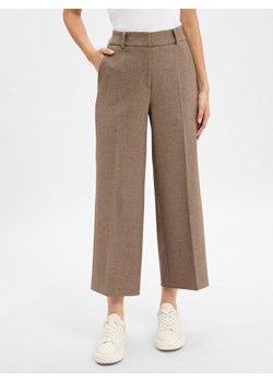 Cambio Spodnie - Kalifornia Kobiety Sztuczne włókno brązowy jednolity ze sklepu vangraaf w kategorii Spodnie damskie - zdjęcie 185742156