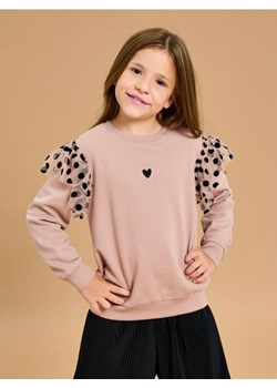 Sinsay - Bluza z tiulowymi falbankami - różowy ze sklepu Sinsay w kategorii Bluzy dziewczęce - zdjęcie 185743495