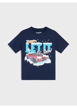 Sinsay - Koszulka Hot Wheels - granatowy ze sklepu Sinsay w kategorii T-shirty chłopięce - zdjęcie 185743547