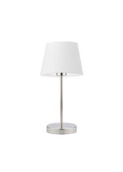 Biała lampka nocna stołowa biurkowa LED do salonu SIENA ze sklepu Lysne w kategorii Lampy stołowe - zdjęcie 185745619