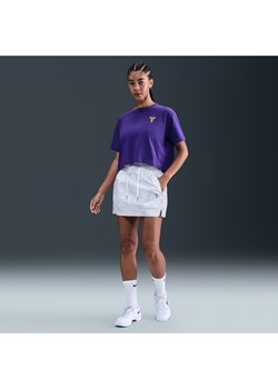 Damska spódnica z tkaniny Kobe - Biel ze sklepu Nike poland w kategorii Spódnice - zdjęcie 185745878