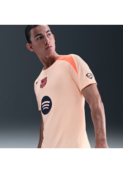Męska koszulka piłkarska z dzianiny Nike Dri-FIT Total 90 FC Barcelona Strike (wersja trzecia) - Pomarańczowy ze sklepu Nike poland w kategorii T-shirty męskie - zdjęcie 185745879