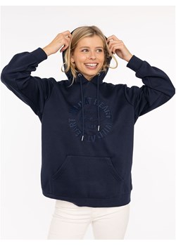 Zwillingsherz Bluza &quot;Wild at heart&quot; w kolorze granatowym ze sklepu Limango Polska w kategorii Bluzy damskie - zdjęcie 185746859