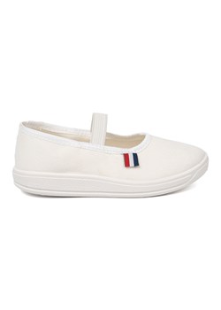 Shelvt Lekkie białe buty z elastycznym paskiem ze sklepu ButyModne.pl w kategorii Trampki dziecięce - zdjęcie 185748637