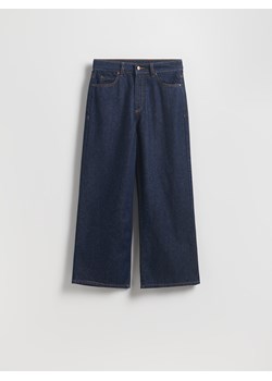 Reserved - Jeansy culotte - granatowy ze sklepu Reserved w kategorii Jeansy damskie - zdjęcie 185750867