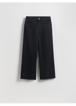 Reserved - Jeansy culotte - czarny ze sklepu Reserved w kategorii Jeansy damskie - zdjęcie 185750869