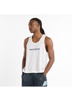 Koszulka męska New Balance MT51608BK – biała ze sklepu New Balance Poland w kategorii T-shirty męskie - zdjęcie 185752616