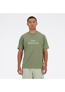 Koszulka męska New Balance MT41582DEK – zielona ze sklepu New Balance Poland w kategorii T-shirty męskie - zdjęcie 185752686