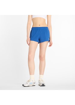 Spodenki damskie New Balance WS41286GAB – niebieskie ze sklepu New Balance Poland w kategorii Szorty - zdjęcie 185752746