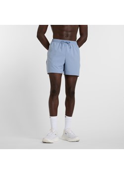 Spodenki męskie New Balance MS41227DUS – niebieskie - id: 3214917 - marki New Balance - 185752799 Spodenki męskie New Balance MS41227DUS – niebieskie ze sklepu New Balance Poland w kategorii Spodenki męskie - zdjęcie 185752799