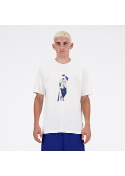Koszulka męska New Balance MT41577SST – biała ze sklepu New Balance Poland w kategorii T-shirty męskie - zdjęcie 185752907