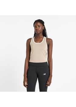 Koszulka damska New Balance WT51401ADS – beżowa ze sklepu New Balance Poland w kategorii Bluzki damskie - zdjęcie 185753165