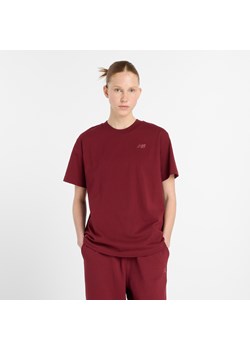 Koszulka damska New Balance WT41501MHB – bordowa ze sklepu New Balance Poland w kategorii Bluzki damskie - zdjęcie 185753257