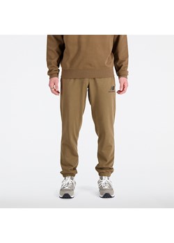 Spodnie męskie New Balance MP31539DHE – brązowe ze sklepu New Balance Poland w kategorii Spodnie męskie - zdjęcie 185753495