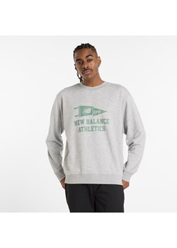 Bluza męska New Balance MT51929AG – szara ze sklepu New Balance Poland w kategorii Bluzy męskie - zdjęcie 185753549