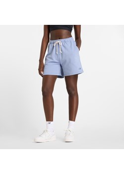 Spodenki damskie New Balance WS41508DUS – niebieskie ze sklepu New Balance Poland w kategorii Szorty - zdjęcie 185753776