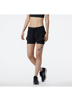Spodenki New Balance WS21270BK – czarne ze sklepu New Balance Poland w kategorii Szorty - zdjęcie 185753799