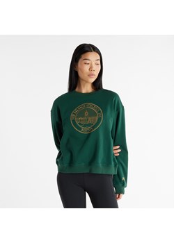 Bluza damska New Balance WT43553NWG – zielona ze sklepu New Balance Poland w kategorii Bluzy damskie - zdjęcie 185753845