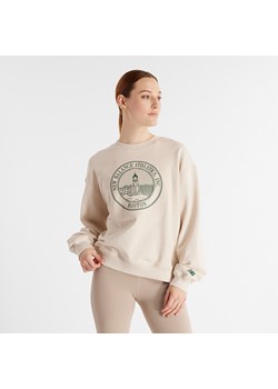 Bluza damska New Balance WT43553LIT – beżowa ze sklepu New Balance Poland w kategorii Bluzy damskie - zdjęcie 185753916