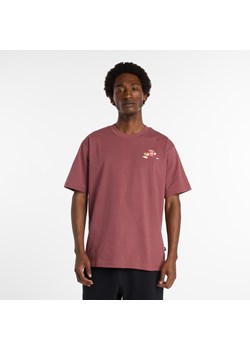 Koszulka męska New Balance MT53931WAD – bordowa ze sklepu New Balance Poland w kategorii T-shirty męskie - zdjęcie 185753928