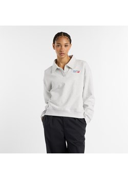 Bluza damska New Balance WT51513AHH – szara ze sklepu New Balance Poland w kategorii Bluzy damskie - zdjęcie 185753929