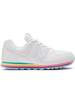Buty dziecięce New Balance GC574KIJ – białe ze sklepu New Balance Poland w kategorii Buty sportowe dziecięce - zdjęcie 185754149