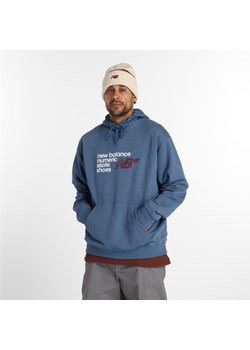 Bluza męska New Balance Numeric MT51954VTI – niebieska ze sklepu New Balance Poland w kategorii Bluzy męskie - zdjęcie 185754155