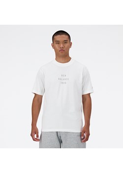 Koszulka męska New Balance MT41519WT – biała ze sklepu New Balance Poland w kategorii T-shirty męskie - zdjęcie 185754265
