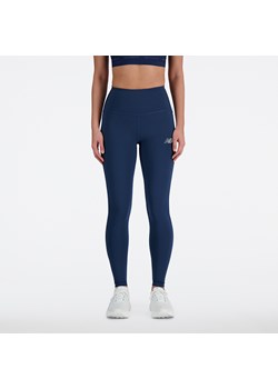 Legginsy damskie New Balance WP41237NNY – granatowe ze sklepu New Balance Poland w kategorii Spodnie damskie - zdjęcie 185754278