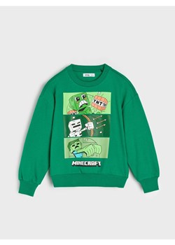 Sinsay - Bluza Minecraft - zielony ze sklepu Sinsay w kategorii Bluzy chłopięce - zdjęcie 185754765