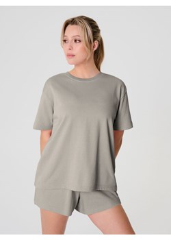 Sinsay - Bluza z krótkim rękawem - beżowy ze sklepu Sinsay w kategorii Bluzy damskie - zdjęcie 185754819