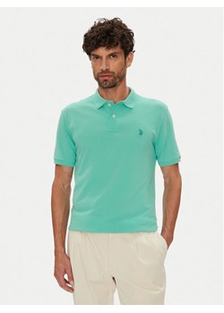 U.S. Polo Assn. Polo MUP3312 Niebieski Regular Fit ze sklepu MODIVO w kategorii T-shirty męskie - zdjęcie 185757447