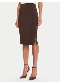Rinascimento Spódnica ołówkowa CFC0125230003 Brązowy Slim Fit ze sklepu MODIVO w kategorii Spódnice - zdjęcie 185757466
