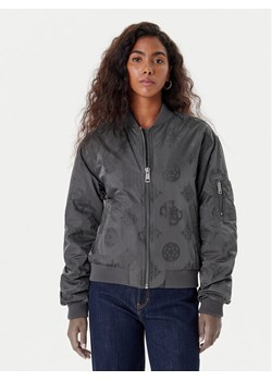 Guess Kurtka bomber W5YL08 WHDK2 Szary Regular Fit - id: 0000305237828 - marki Guess - 185757478 Guess Kurtka bomber W5YL08 WHDK2 Szary Regular Fit ze sklepu MODIVO w kategorii Kurtki damskie - zdjęcie 185757478
