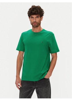 Tommy Hilfiger T-Shirt Ess Seasonal MW0MW39995 Zielony Regular Fit ze sklepu MODIVO w kategorii T-shirty męskie - zdjęcie 185757509