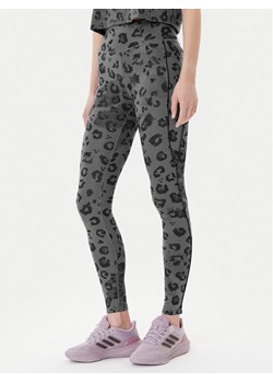 adidas Legginsy Optime Essentials JN2650 Szary Slim Fit ze sklepu MODIVO w kategorii Spodnie damskie - zdjęcie 185757528