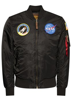 Alpha Industries Kurtka bomber Nasa 166107 Czarny Regular Fit - id: 0000207377448 - marki Alpha Industries - 185757538 Alpha Industries Kurtka bomber Nasa 166107 Czarny Regular Fit ze sklepu MODIVO w kategorii Kurtki męskie - zdjęcie 185757538
