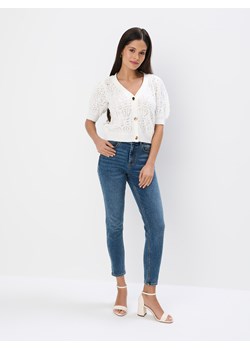 Mohito - Jeansy skinny push up PETITE - niebieski ze sklepu Mohito w kategorii Jeansy damskie - zdjęcie 185758037