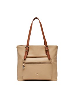 Torebka Beverly Hills Polo Club CEO-BHPC-C-001-08 Beżowy ze sklepu eobuwie.pl w kategorii Torby Shopper bag - zdjęcie 185760086