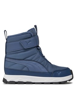 Śniegowce Puma Evolve Boot AC+ PS 392645 02 Niebieski ze sklepu eobuwie.pl w kategorii Buty zimowe dziecięce - zdjęcie 185760159