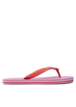 Japonki Pepe Jeans Bay Beach Brand W PLS70157 Czerwony ze sklepu eobuwie.pl w kategorii Klapki damskie - zdjęcie 185760196