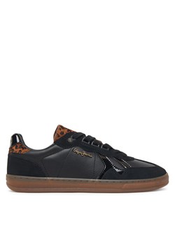 Sneakersy Pepe Jeans Ball Night W PLS000009 Czarny ze sklepu eobuwie.pl w kategorii Buty sportowe damskie - zdjęcie 185760228