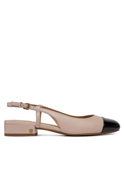 Sandały MICHAEL Michael Kors Perla Flex Sling Flat 40R4PLFP1L Różowy ze sklepu eobuwie.pl w kategorii Balerinki - zdjęcie 185760279