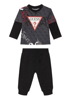 Guess Komplet bluzka i spodnie I5BG17 I3Z14 Czarny Regular Fit ze sklepu MODIVO w kategorii Odzież dla niemowląt - zdjęcie 185761087